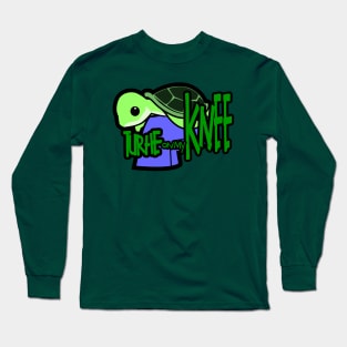 Turtle on my knee Long Sleeve T-Shirt